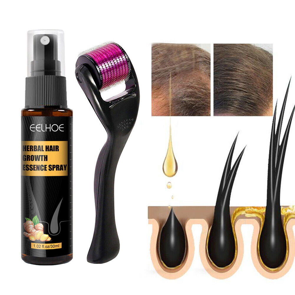 Herbal Hair Regrowth Spray + Roller